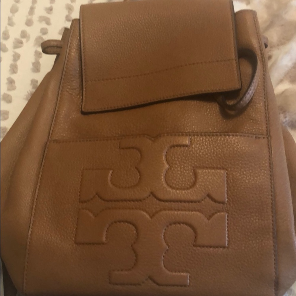 Authentic Tory Burch T Bombe backpack used once